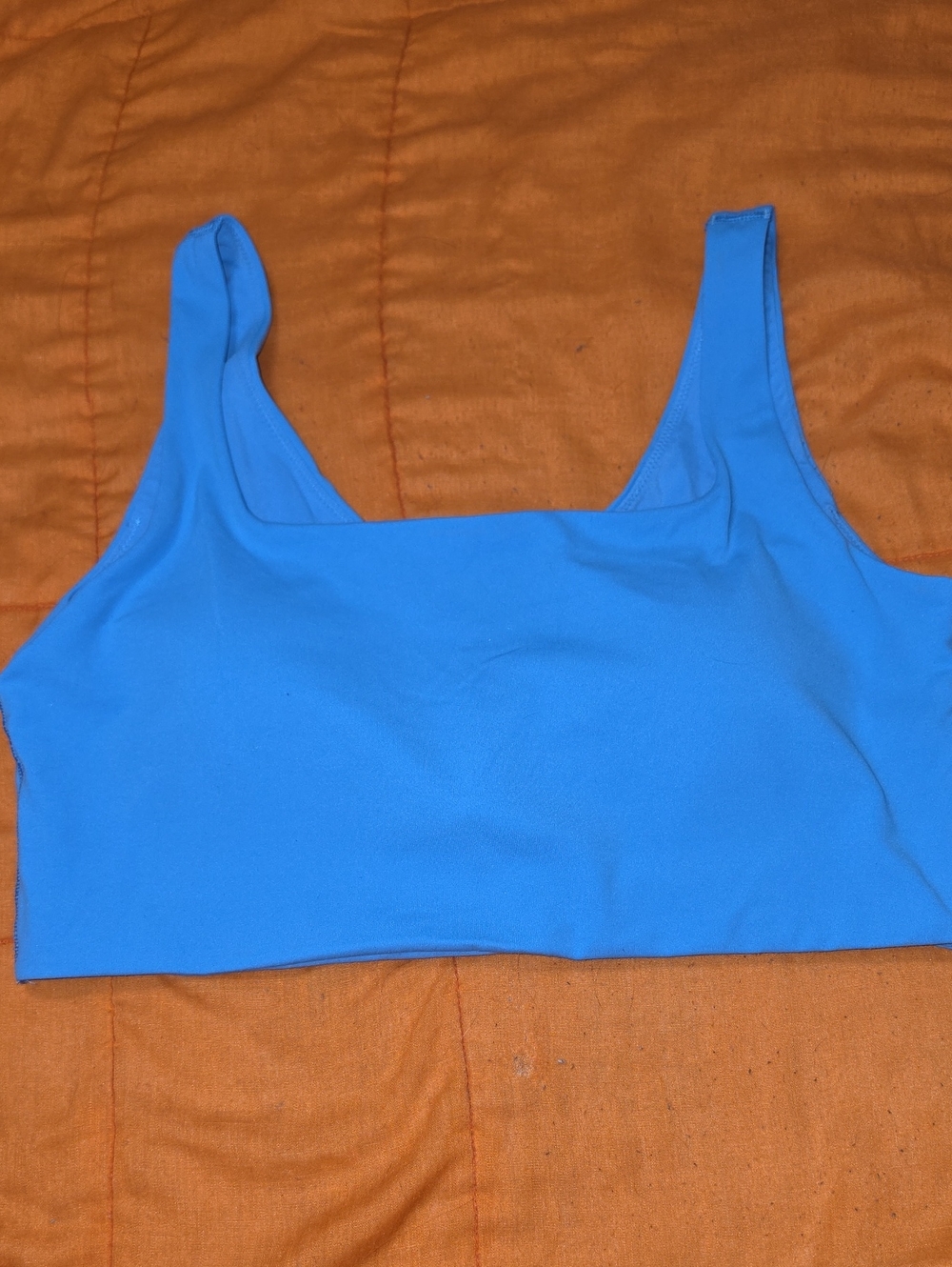 Lululemon Bend This Scoop And Square Bra! Pool Blue! L/XL!!
